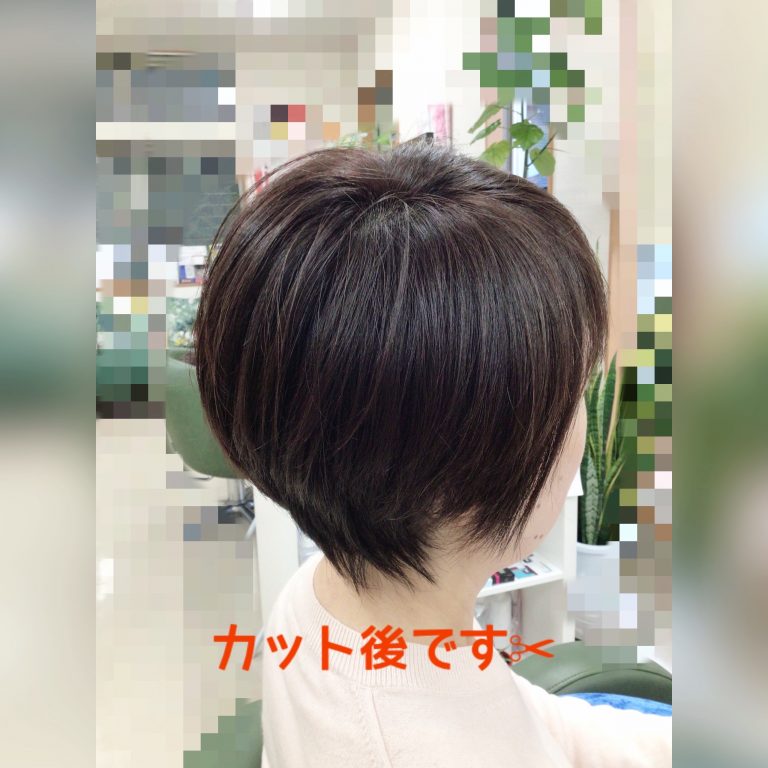 くせ毛カットのキュビズムカットと再来頂き誠にありがとうございます。