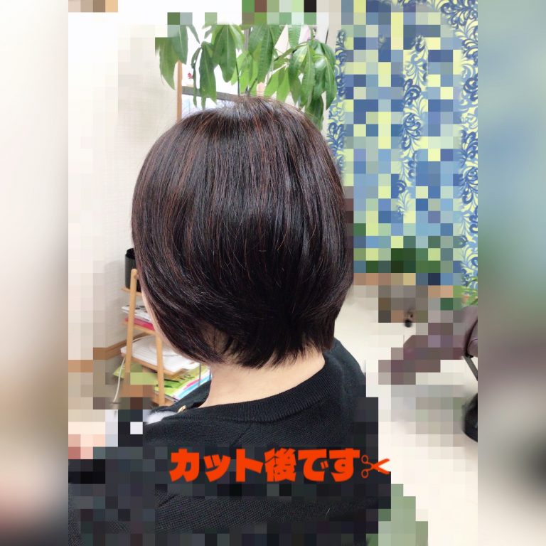 うねる髪もキュビズムカット